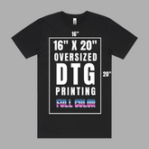 AS Colour Block Tee 5050 -DTG Print