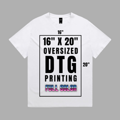 AS Colour Heavy Faded Tee 5082 -DTG Print