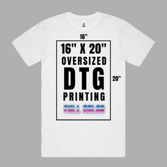 AS Colour Block Tee 5050 -DTG Print