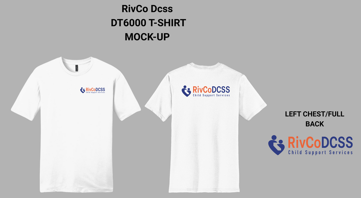 Riverside County DCSS Custom T-Shirt – DT6000